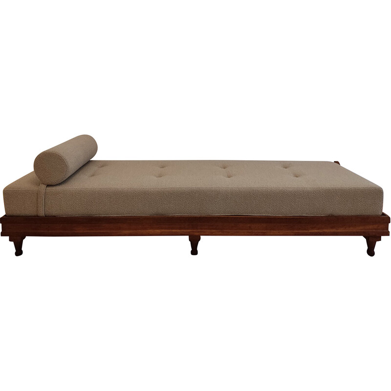 Vintage daybed by Guillerme and Chambron, 1950