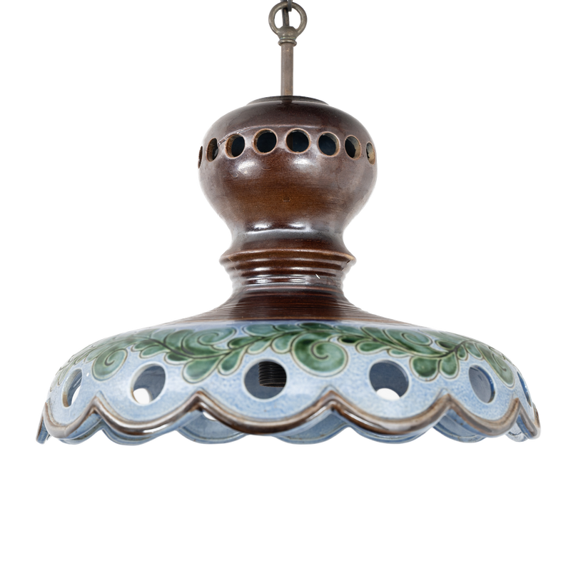 Vintage ceramic pendant lamp