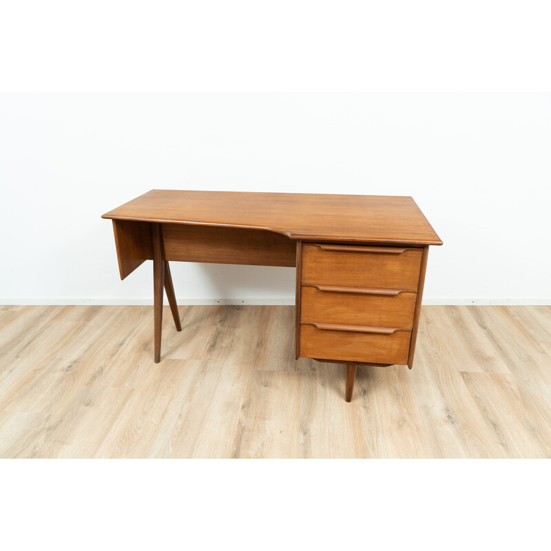 Vintage houten schrijftafel