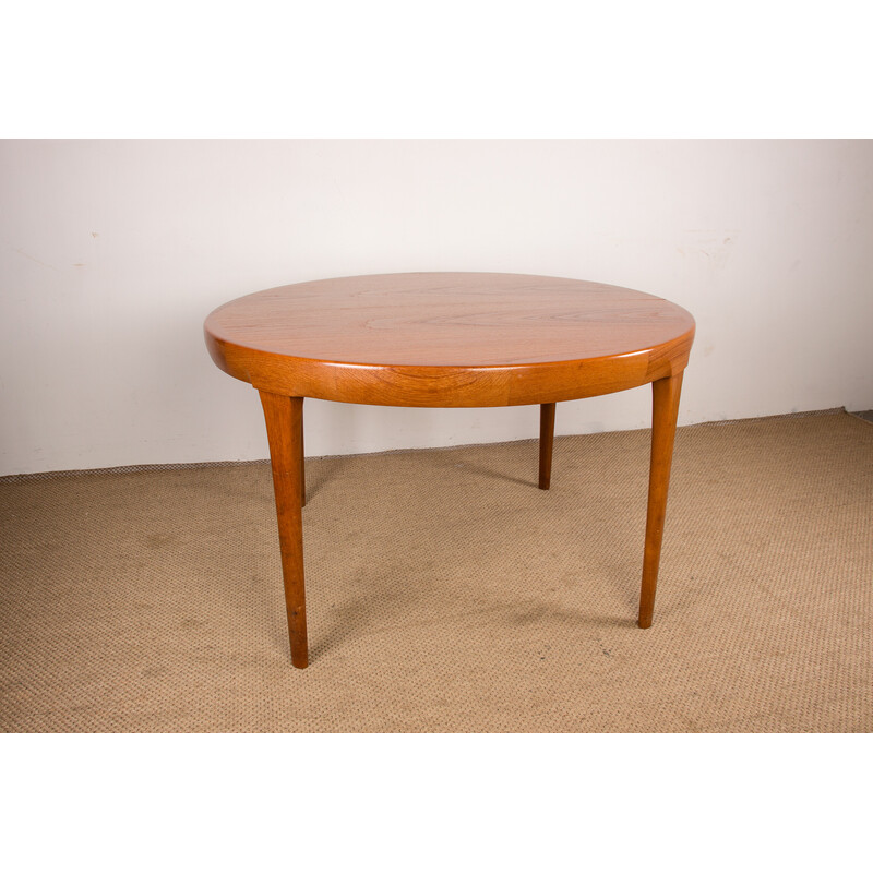 Table vintage extensible en teck par Ib Kofod Larsen pour Faarup Mobelfabrik, Danemark 1960