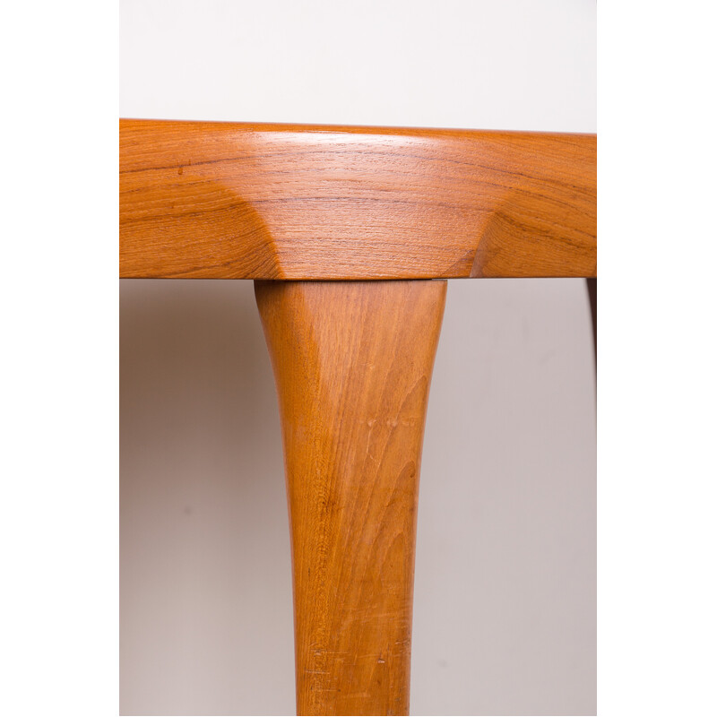 Vintage extendable teak table by Ib Kofod Larsen for Faarup Mobelfabrik, Denmark 1960s