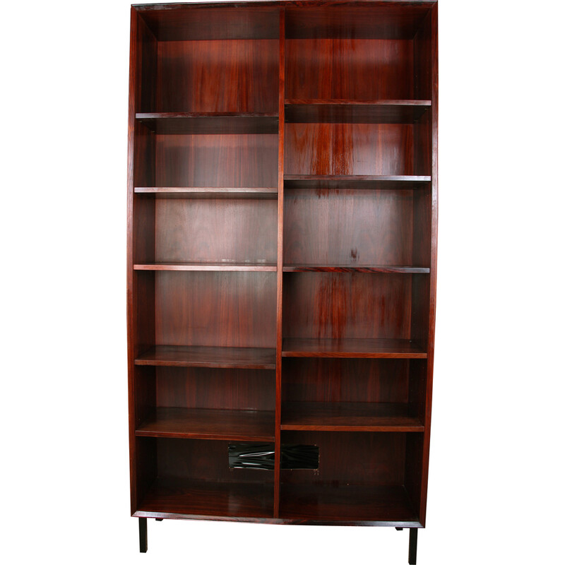 Vintage Danish rosewood bookcase by Erik Brouer for Brouer's Mobelfabrik, 1960