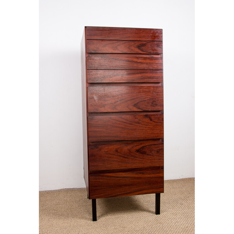 Vintage rosewood chest of drawers by Arne Wahl Iversen for Vinde Mobelfabrik, Denmark 1960s