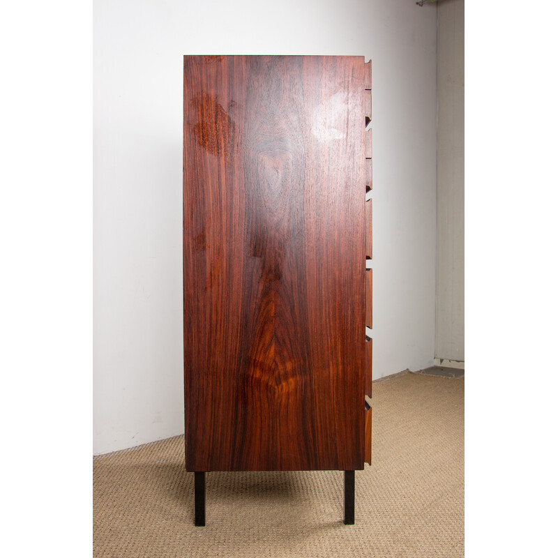 Vintage rosewood chest of drawers by Arne Wahl Iversen for Vinde Mobelfabrik, Denmark 1960s