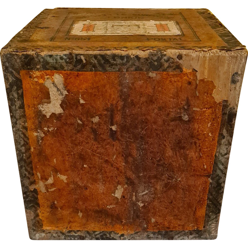 Caja de té vintage Caissette Surprise Tonkin, 1910