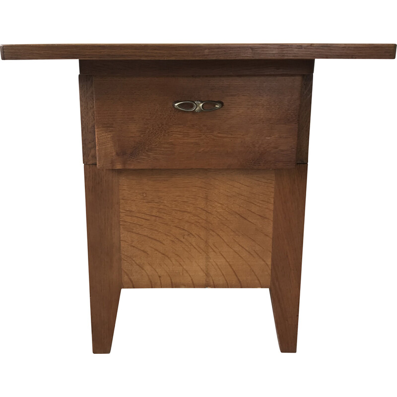 Vintage side cabinet in oakwood, 1950-1960