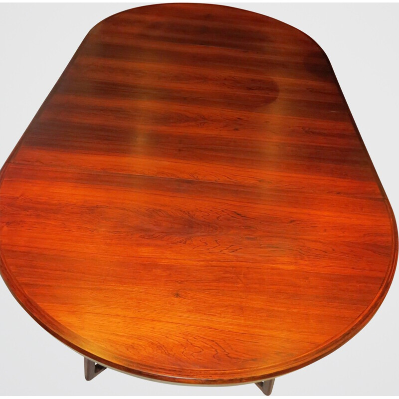 Dining table in Brazilian rosewood, Helge SIBAST - 1960s