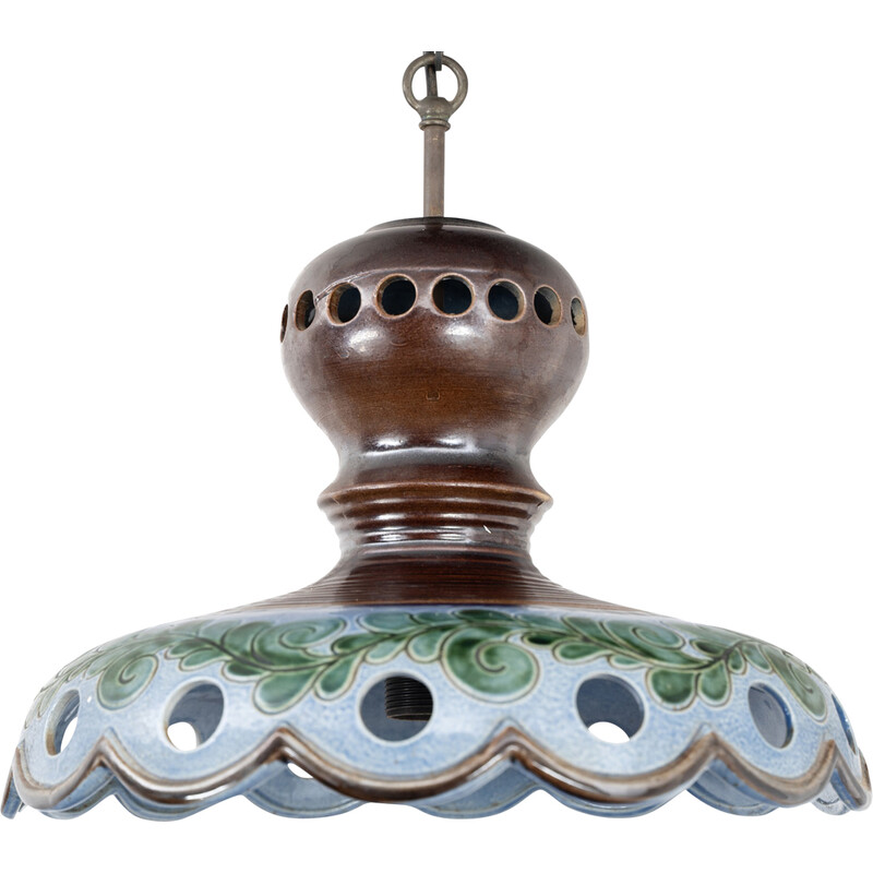 Lámpara colgante de cerámica vintage