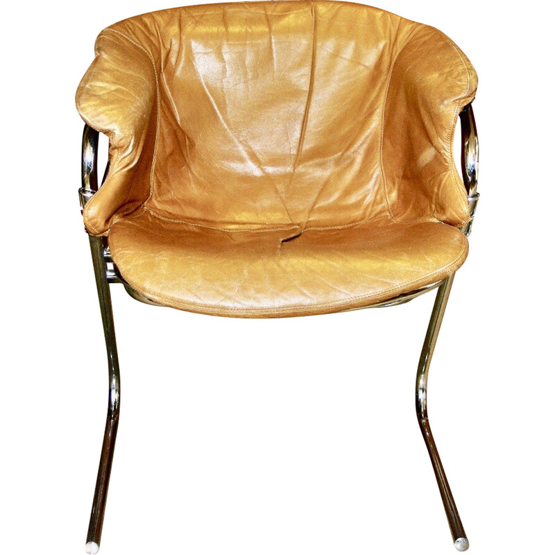 Fauteuil vintage modèle Flynn par Gastone Rinaldi, Italie 1970