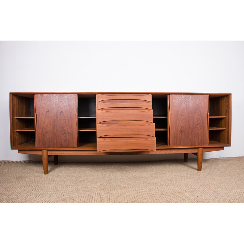 Vintage Danish teak sideboard by Arne Vodder for Dyrlund, 1960