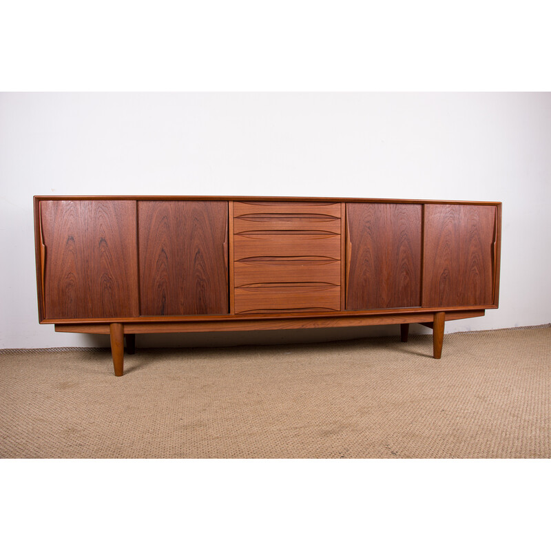 Vintage Danish teak sideboard by Arne Vodder for Dyrlund, 1960