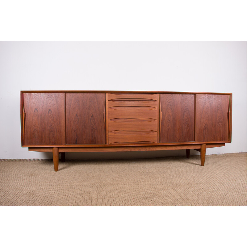 Vintage Deens teakhouten dressoir van Arne Vodder voor Dyrlund, 1960