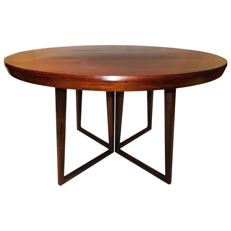 Dining table in Brazilian rosewood, Helge SIBAST - 1960s