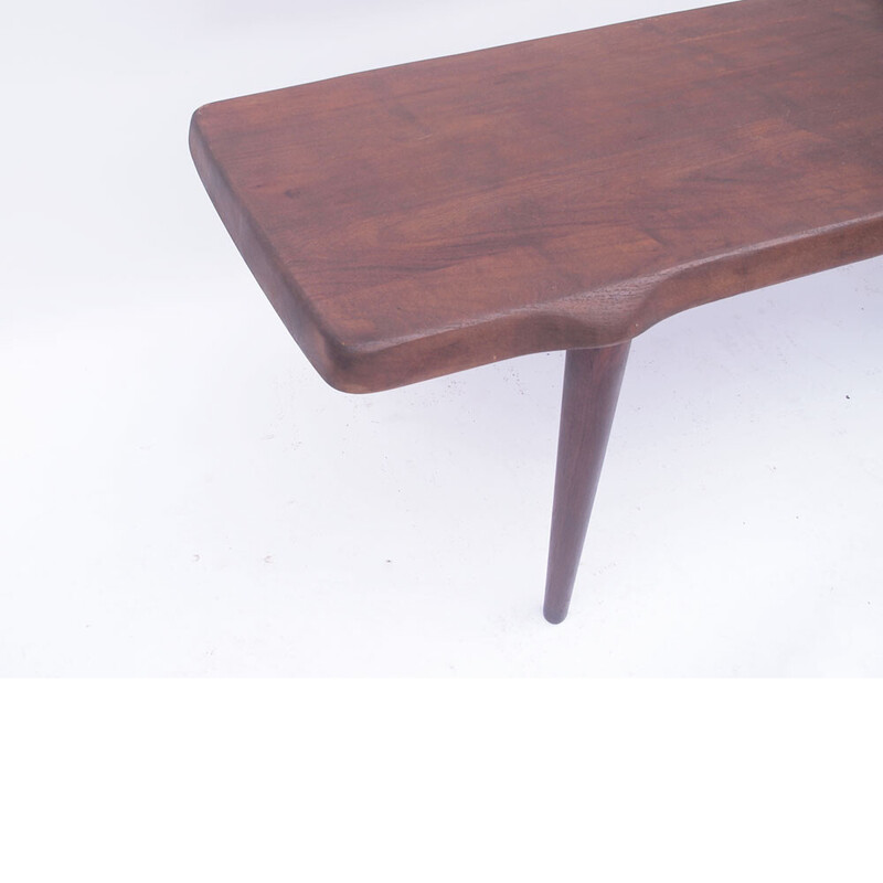 Scandinavian vintage teak coffee table by John Borné Mikael Laursen, 1960-1970s