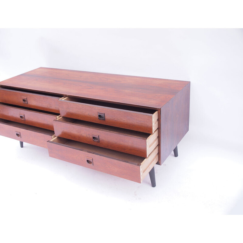 Credenza scandinava vintage Brouers in palissandro Rio, 1950-1960