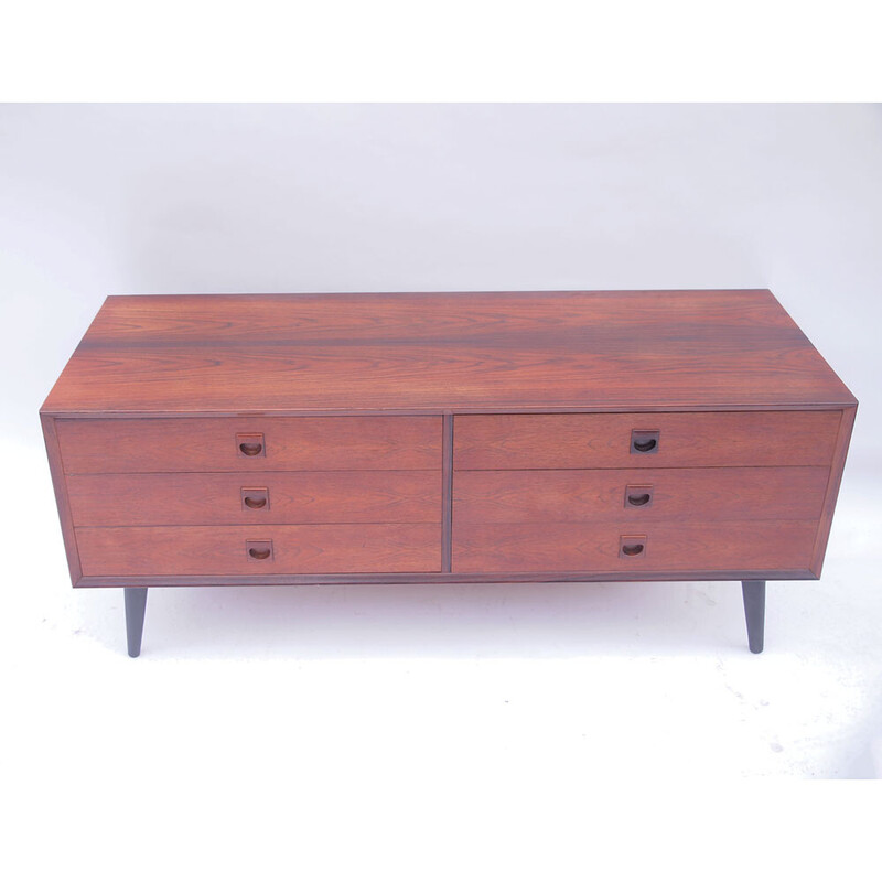 Credenza scandinava vintage Brouers in palissandro Rio, 1950-1960