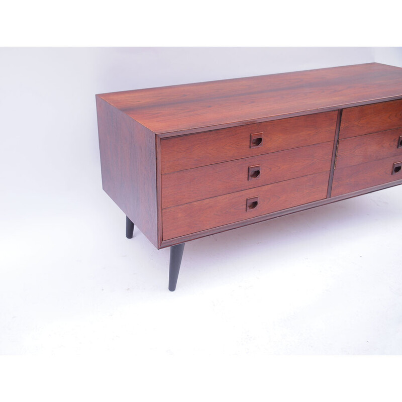 Scandinavian vintage Brouers sideboard in Rio rosewood, 1950-1960