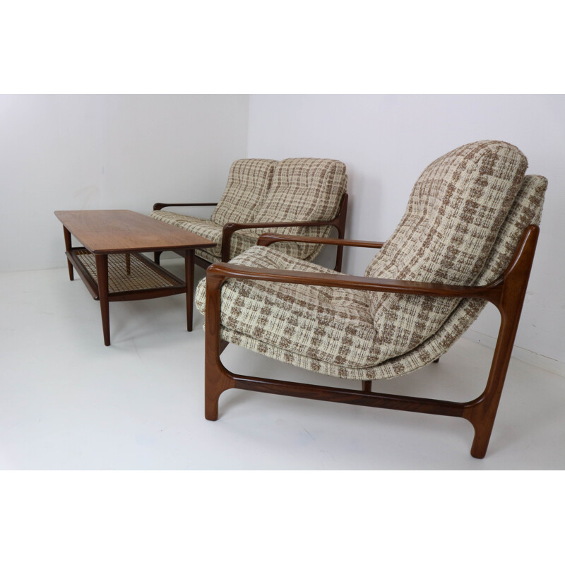 Mid-century two-seater sofa - 1950s
