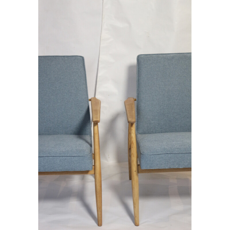 Paar vintage fauteuils 300-190 van Henryk Lis, 1970
