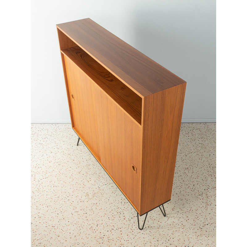 Vintage shoe cabinet with two sliding doors by Oldenburger Möbelwerkstätten, Germany 1960s