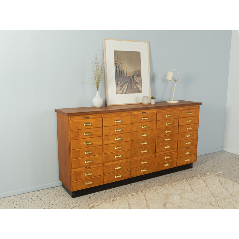 Vintage drawer cabinet in beechwood veneer, Germany 1950s