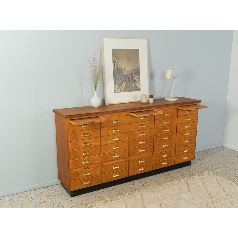 Vintage drawer cabinet in beechwood veneer, Germany 1950s