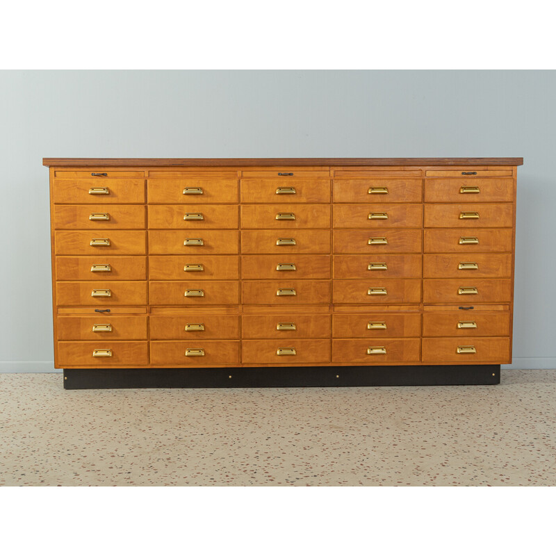 Vintage drawer cabinet in beechwood veneer, Germany 1950s