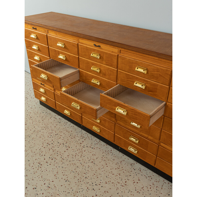 Vintage drawer cabinet in beechwood veneer, Germany 1950s