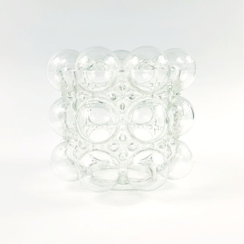 Mid-century bubble glass ceiling lamp by Helena Tynell for Limburg, Germany 1960s