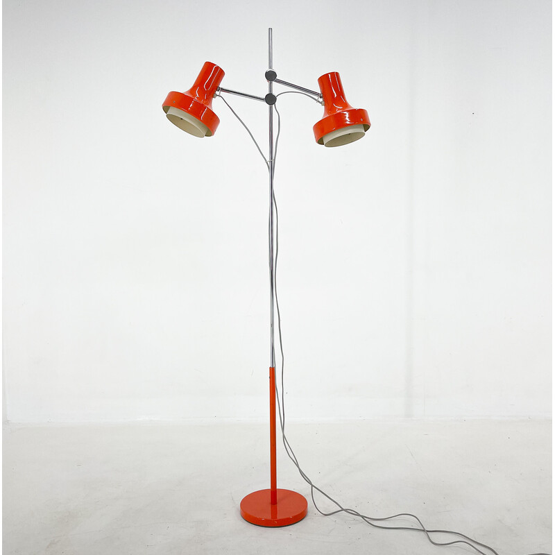 Mid-century adjustable floor lamp by Josef Hurka for Napako, Czechoslovakia 1970s