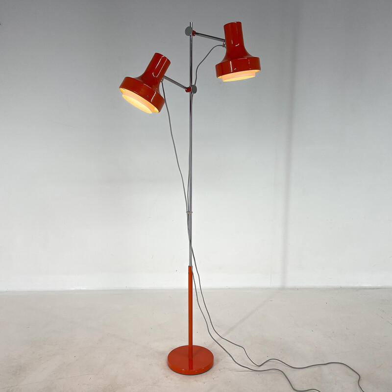 Mid-century adjustable floor lamp by Josef Hurka for Napako, Czechoslovakia 1970s