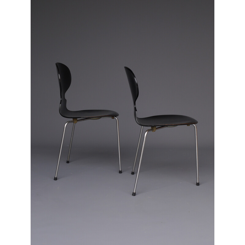 Paar vintage Ant stoelen van Arne Jacobsen voor Fritz Hansen, jaren 1950