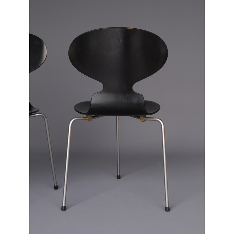 Paire de chaises Ant vintage par Arne Jacobsen pour Fritz Hansen, 1950