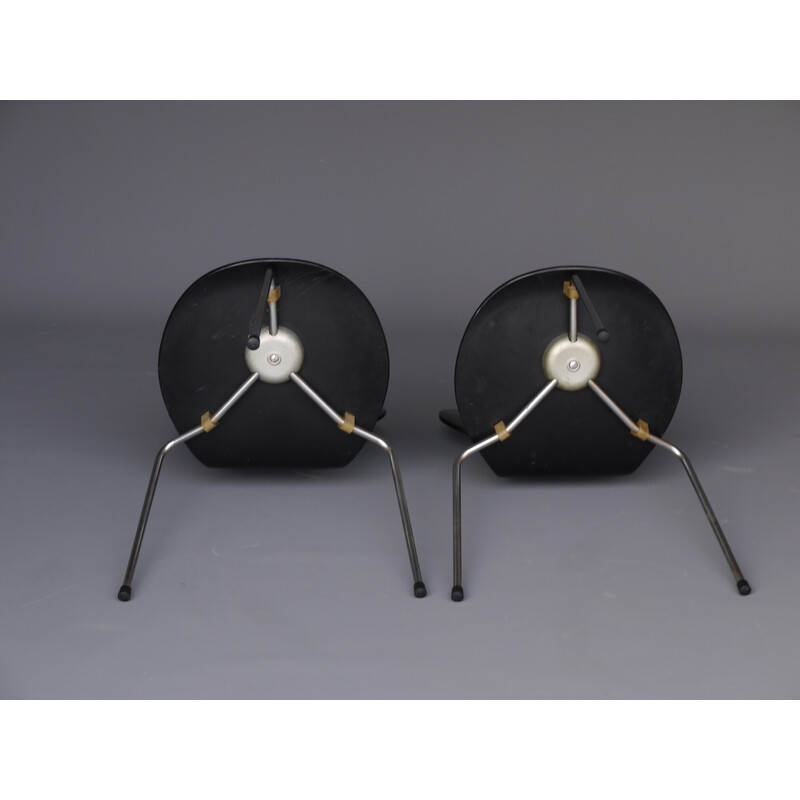 Pareja de sillas Ant vintage de Arne Jacobsen para Fritz Hansen, años 50