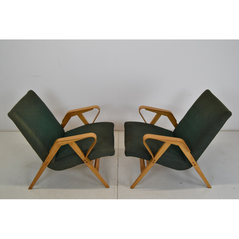 Pair of mid-century armchairs by Frantisek Jirak for Tatra, Czechoslovakia 1960s