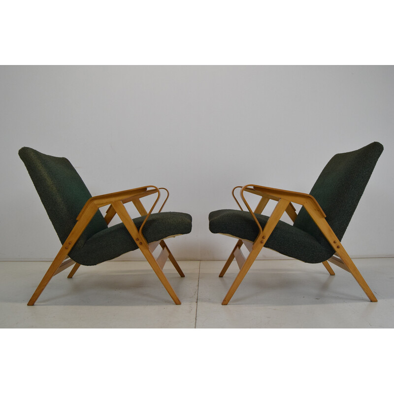 Paire de fauteuils vintage par Frantisek Jirak pour Tatra, Tchécoslovaquie 1960