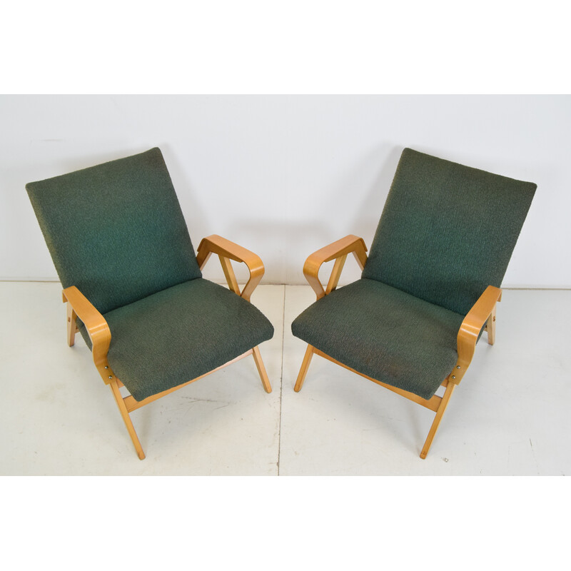 Pair of mid-century armchairs by Frantisek Jirak for Tatra, Czechoslovakia 1960s