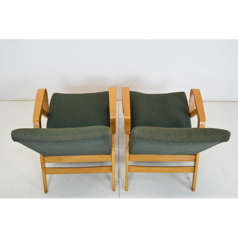 Paire de fauteuils vintage par Frantisek Jirak pour Tatra, Tchécoslovaquie 1960