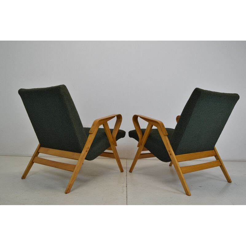 Paire de fauteuils vintage par Frantisek Jirak pour Tatra, Tchécoslovaquie 1960