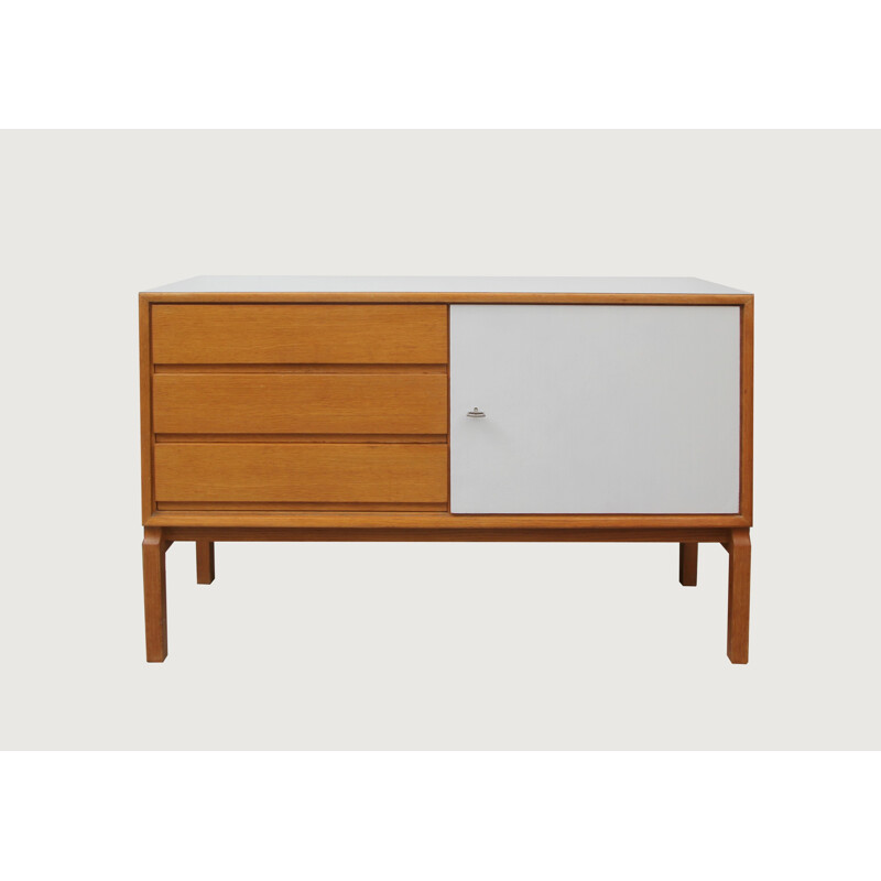 Oakwood and formica sideboard - 1960s