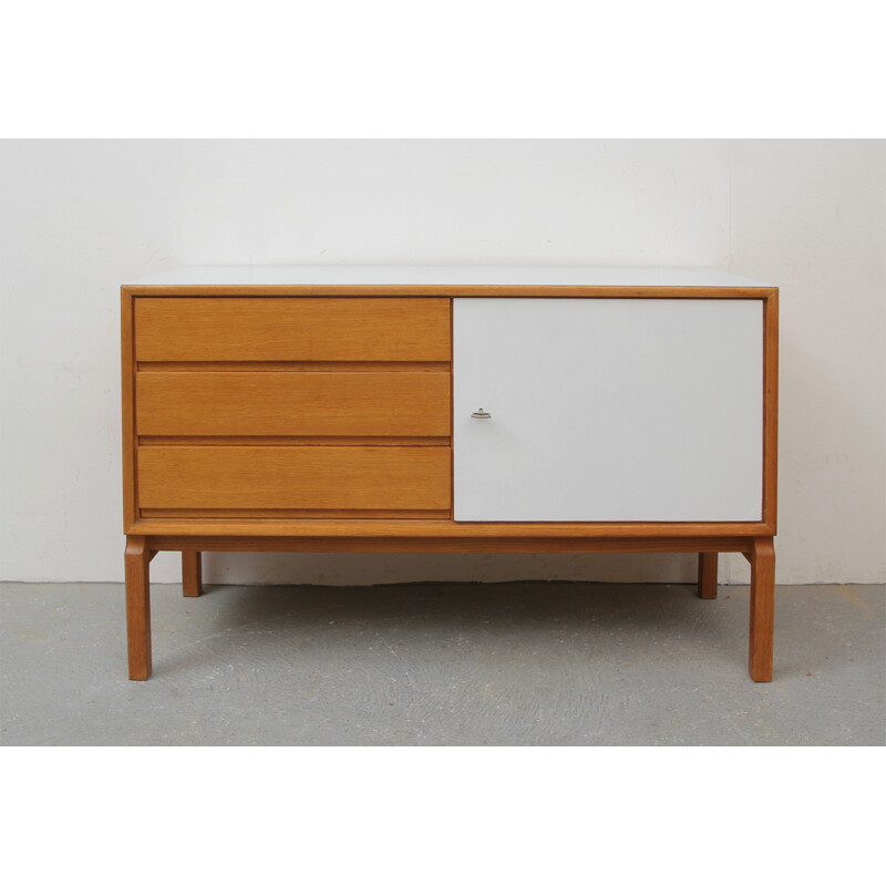 Oakwood and formica sideboard - 1960s