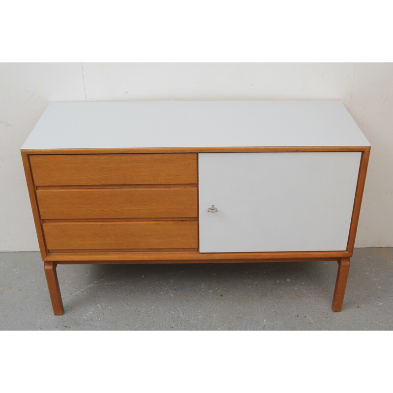 Oakwood and formica sideboard - 1960s