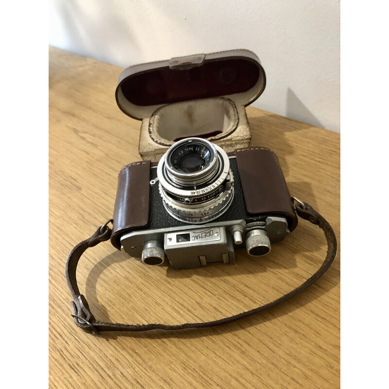Vintage silver camera