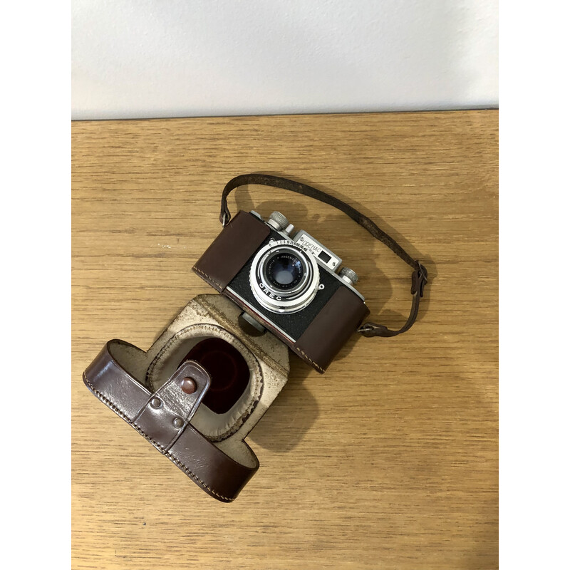 Vintage silver camera