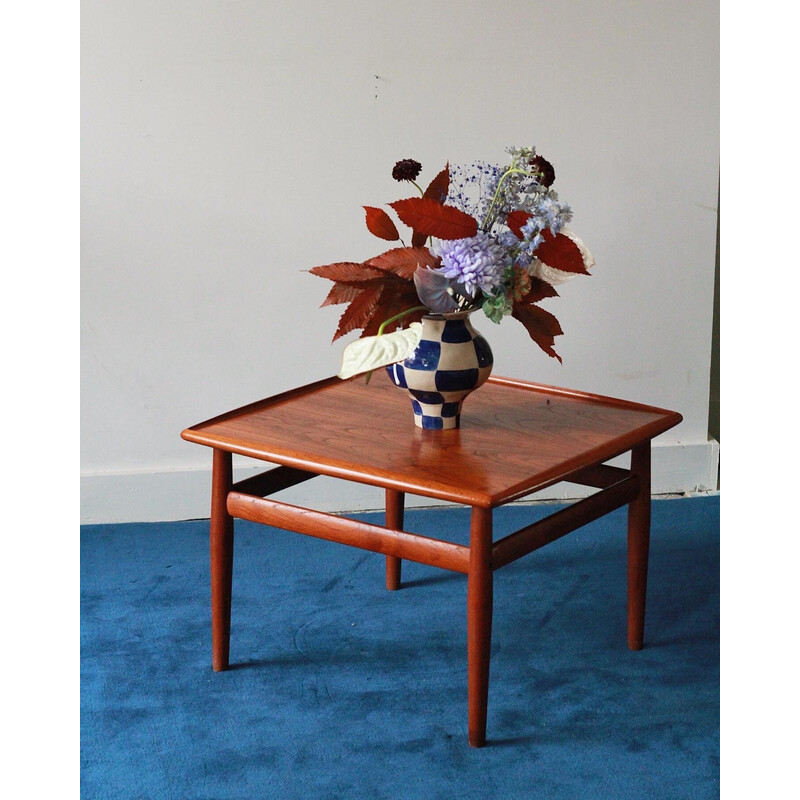 Vintage teak coffee table by Grete Jalk for Glostrup Møbelfabrik, 1960