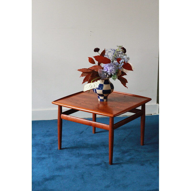 Vintage teak coffee table by Grete Jalk for Glostrup Møbelfabrik, 1960