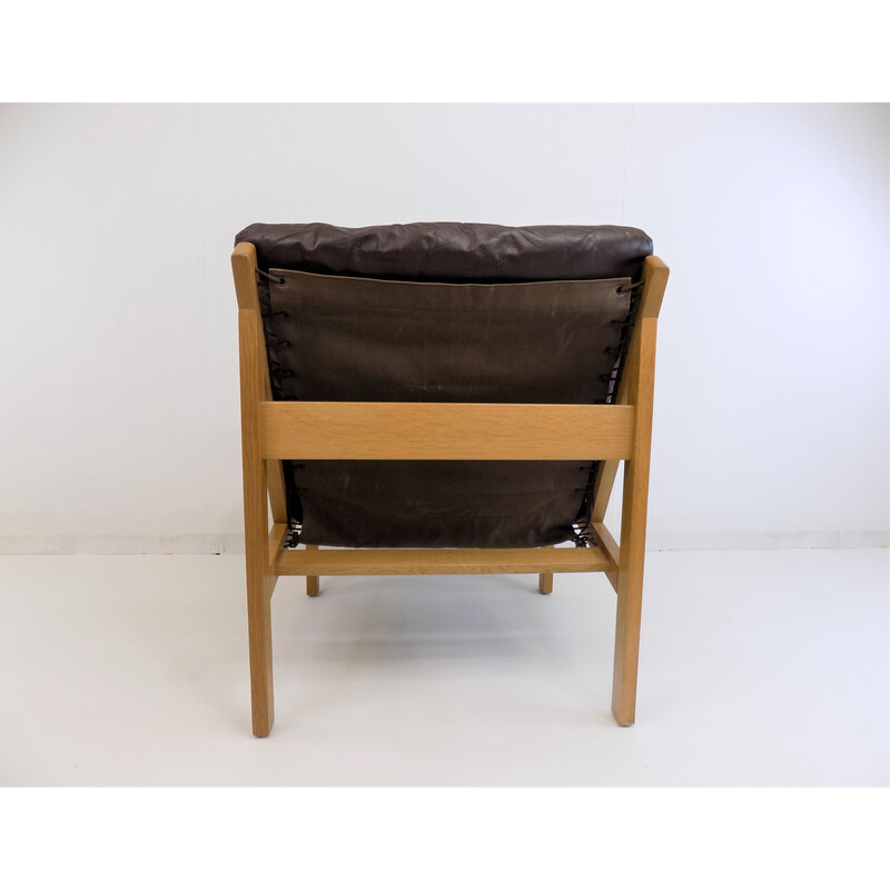 Vintage Bruksbo Hunter fauteuil van Torbjorn Afdal