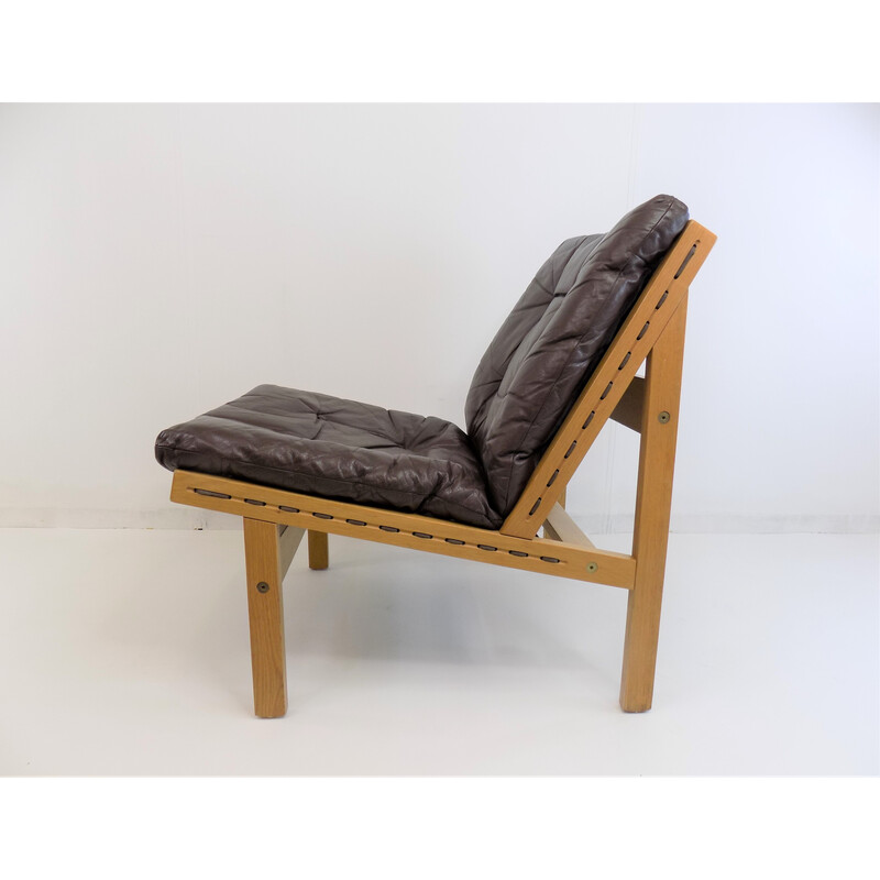 Vintage Bruksbo Hunter armchair by Torbjorn Afdal