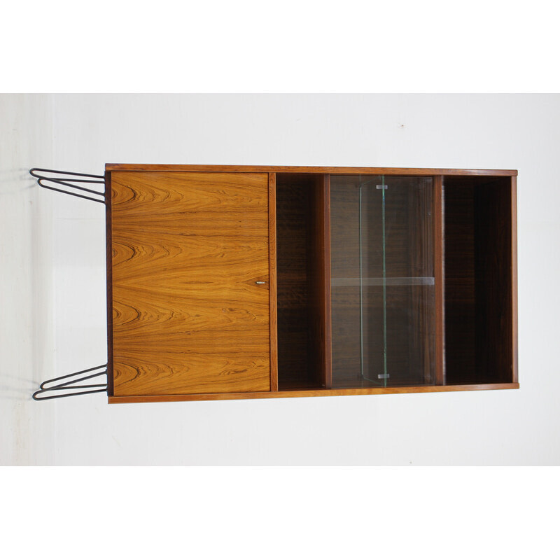 Vintage rosewood bookcase by Poul Hundevad, Denmark 1960s