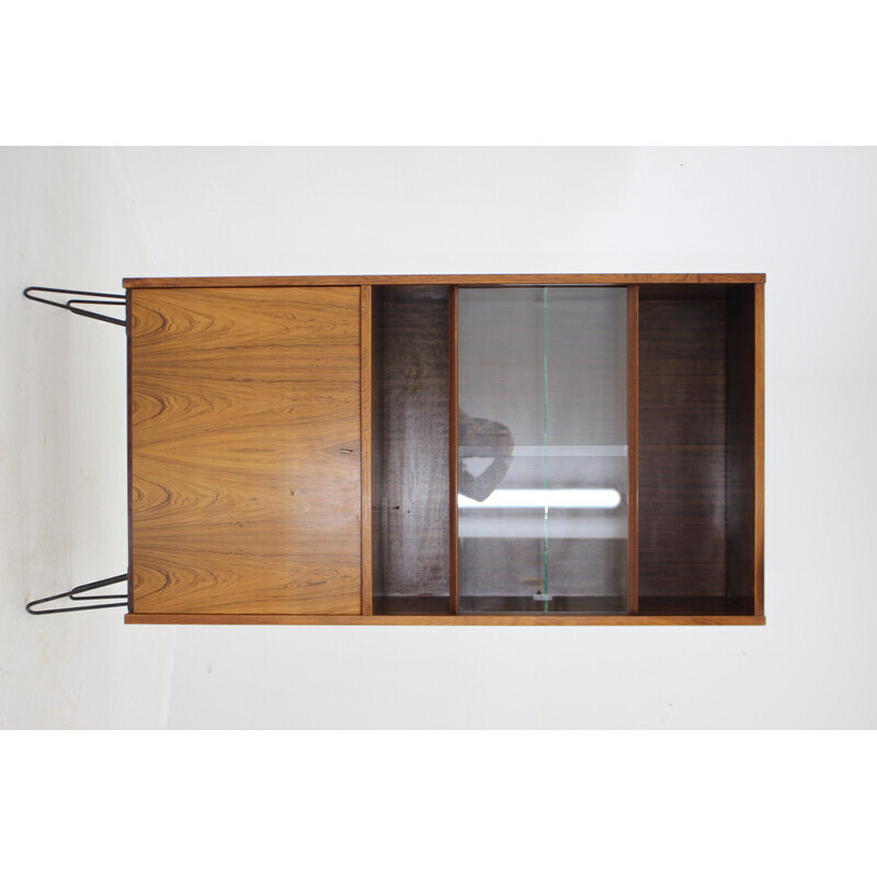 Vintage rosewood bookcase by Poul Hundevad, Denmark 1960s